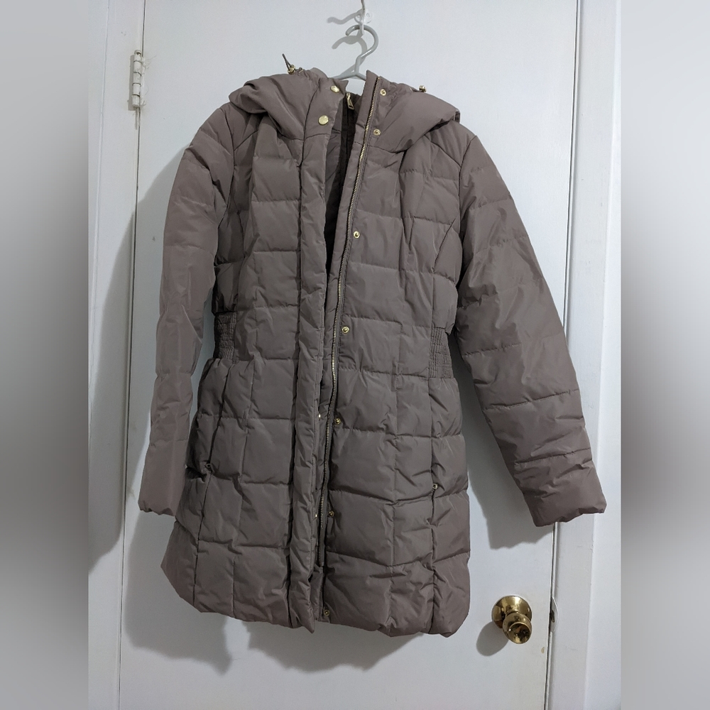 Cole Haan Women's Taupe Winter Jacket (Medium)
